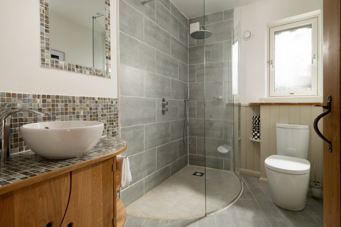 bathroom with shower